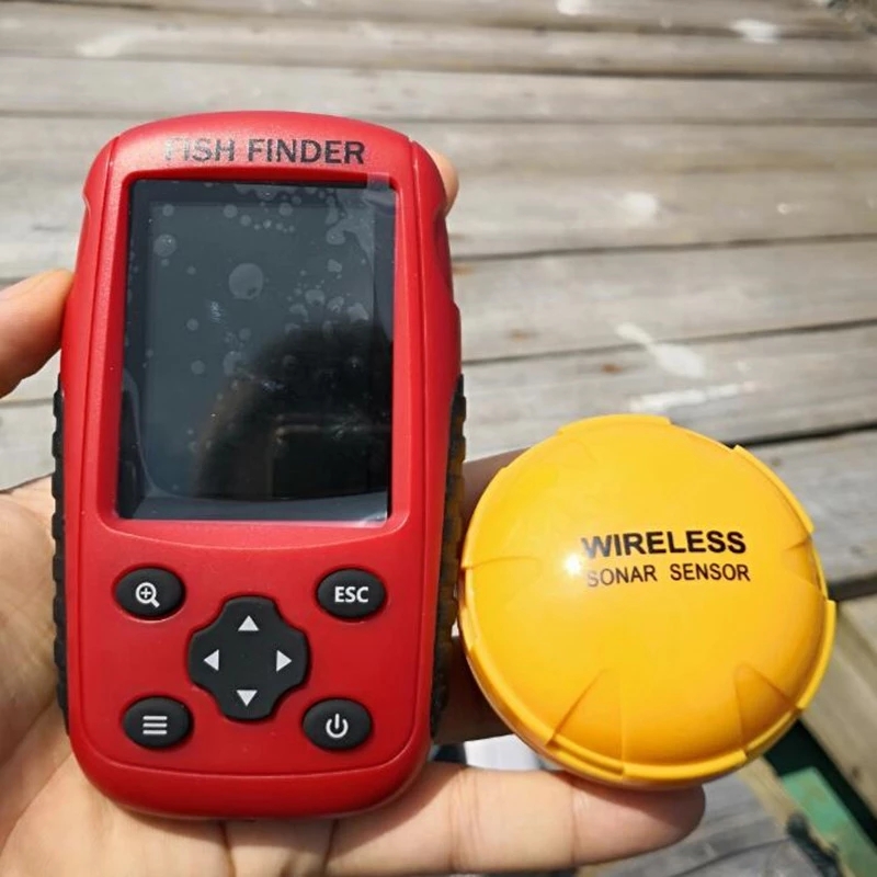 Fish finder wireless Wireless  - Fishing Boat Depth Finder ulasan dan harga