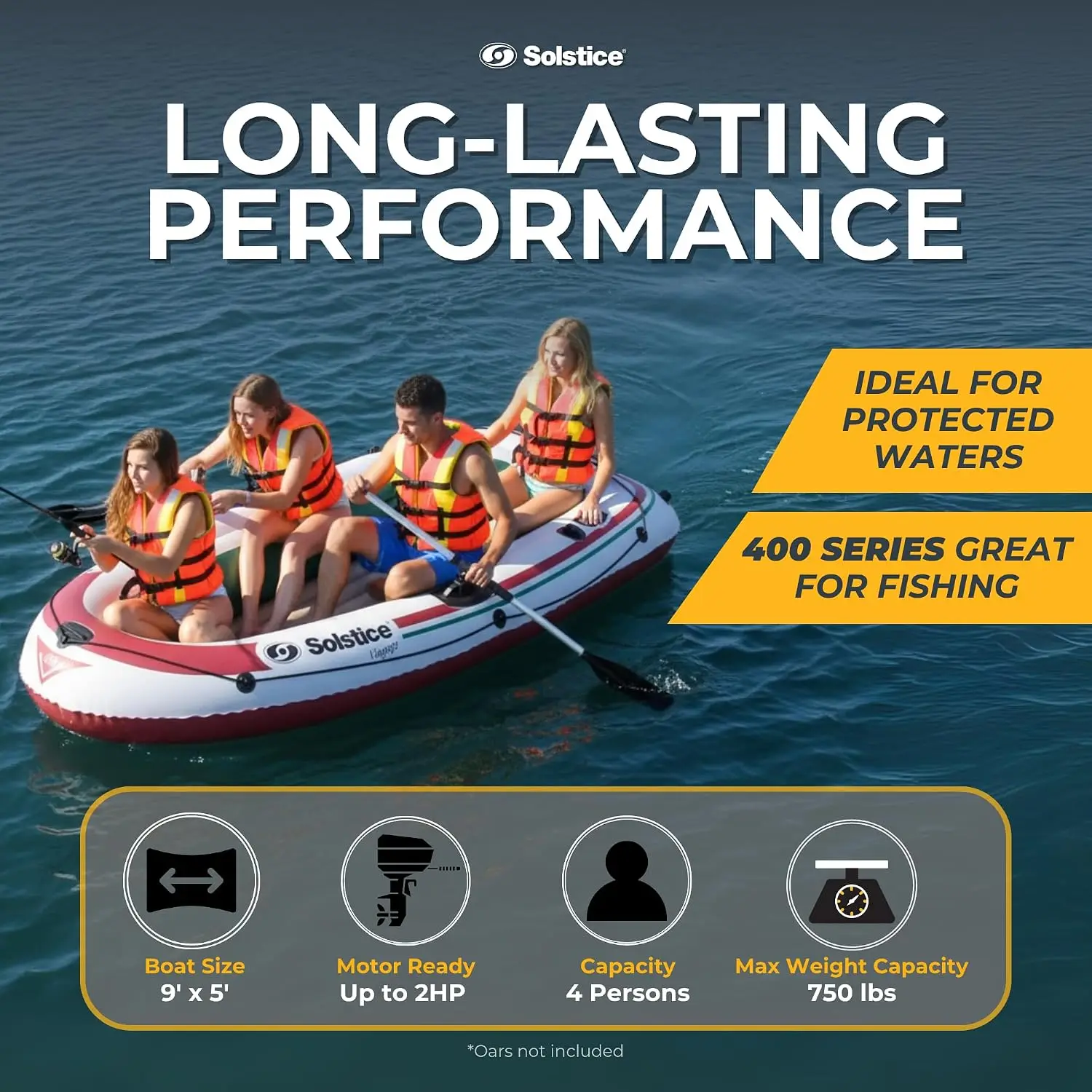 BestsellerSolstice Voyager 4-P - Fishing Boat Oar ulasan dan harga